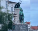 Ljubljna Zentrum Denkmal France Preseren (1800-1849) Slowenischer Dichter
